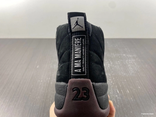 HYPE 12 Retro Black A Maniere Ma Jordan DV6989-001 0813